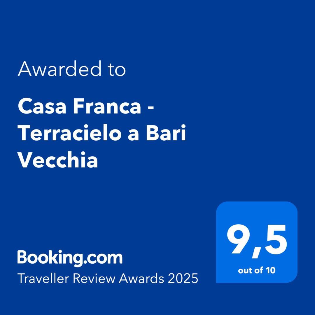 Casa Franca - Terracielo A Bari Vecchiaヴィラ エクステリア 写真